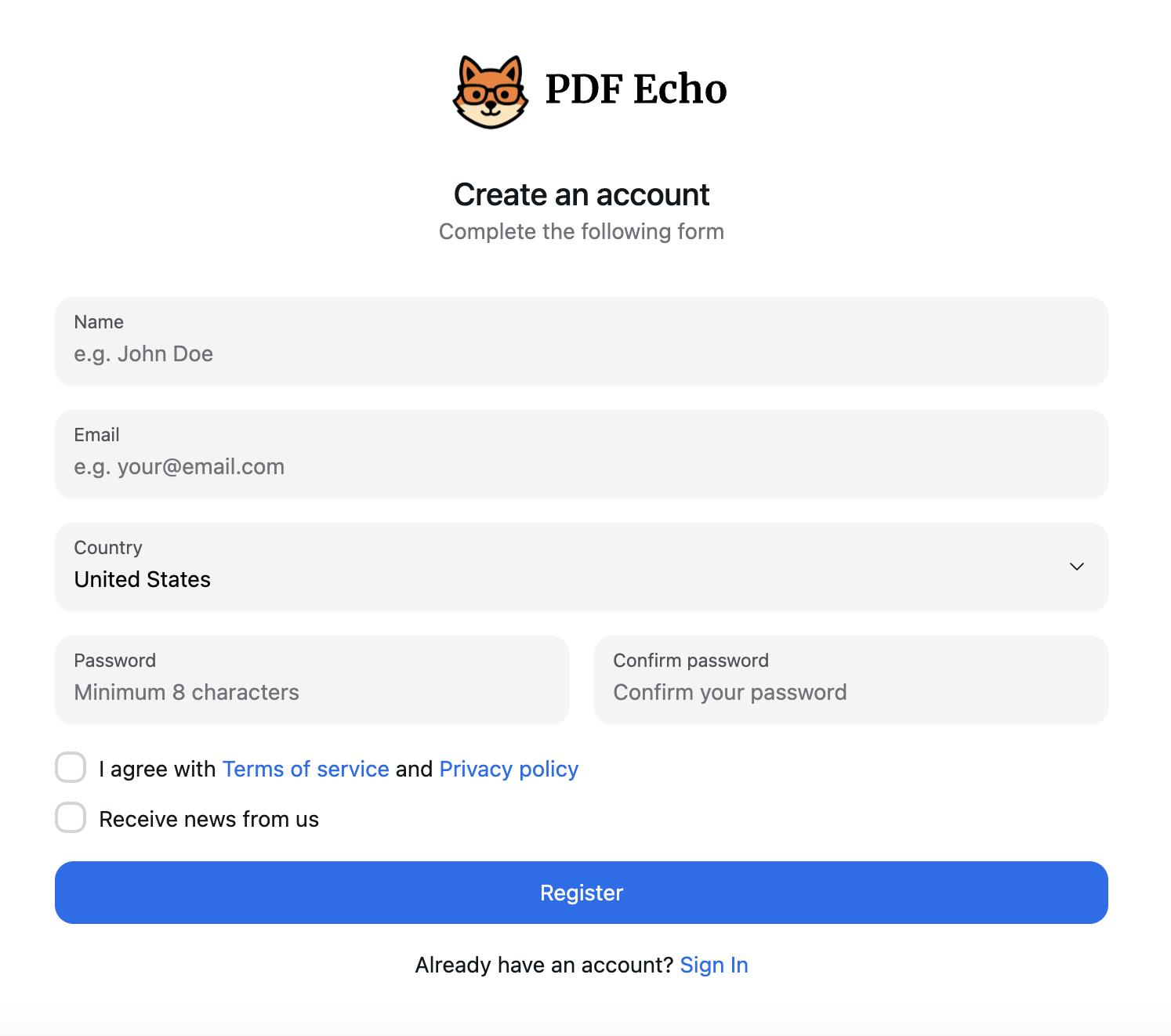 pdf echo