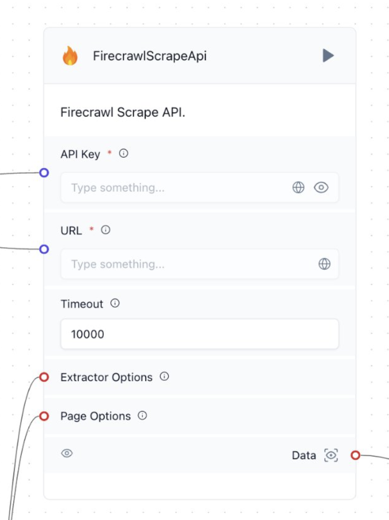 Firecrawl Langflow块