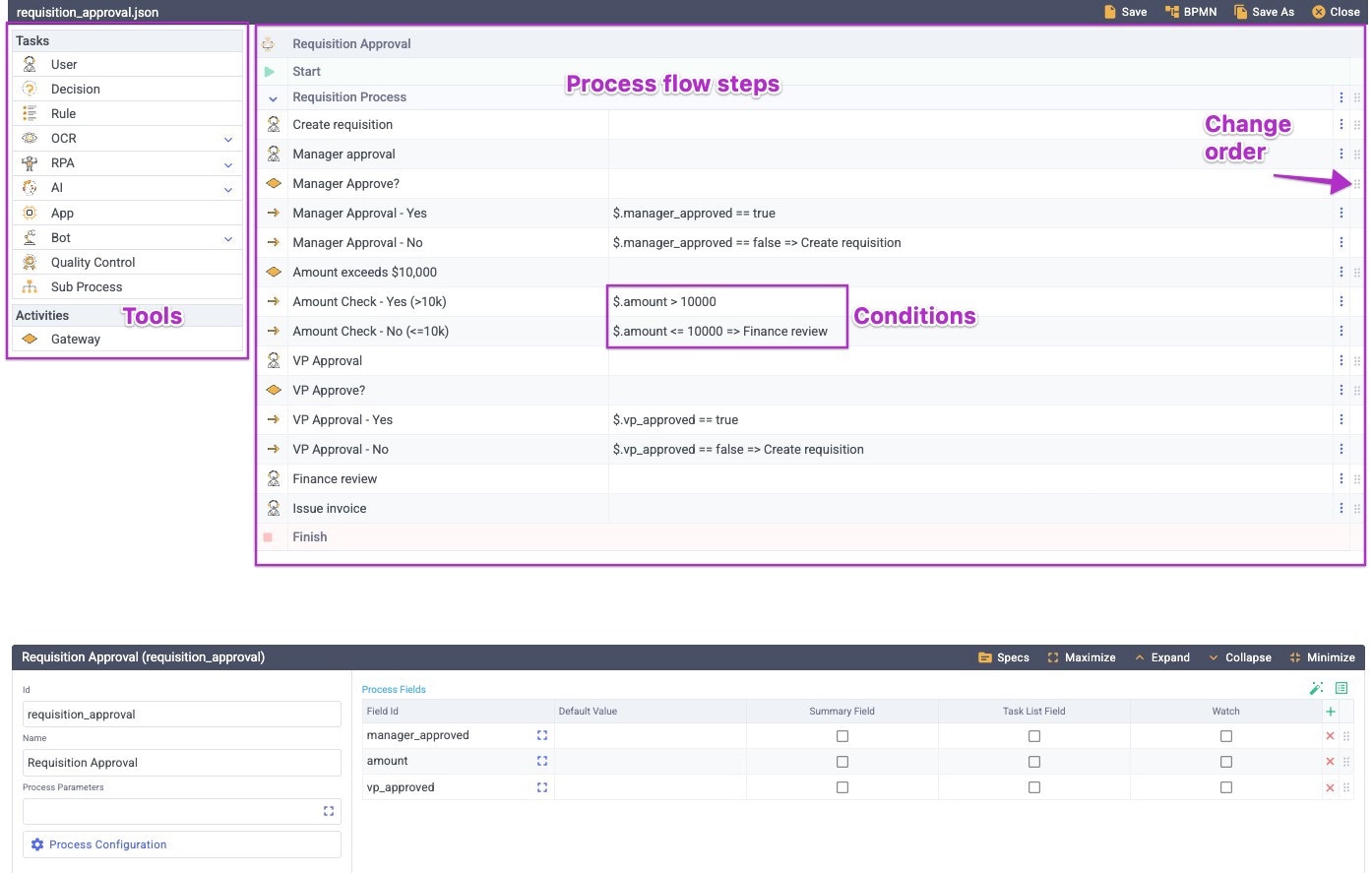 PM123 Process Wizard Linear Example Jp