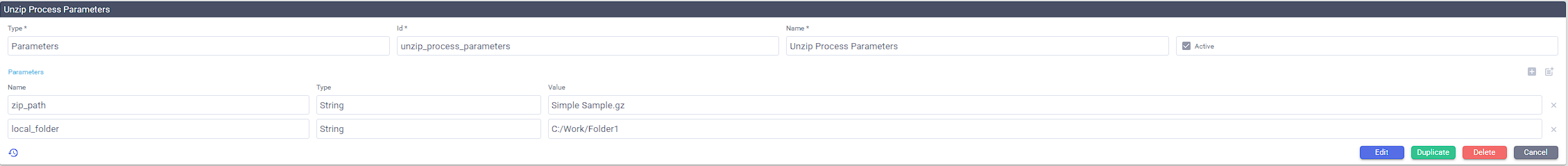 PM139 Parameter Records Pn