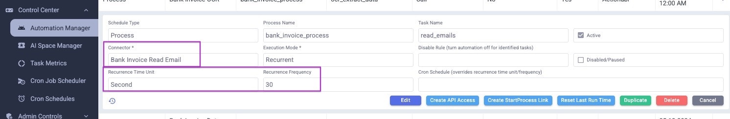 PM27 Bank Invoice Process Schedule Start Jp