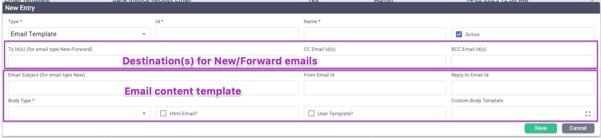 PM68 Create Record Email Template Jp