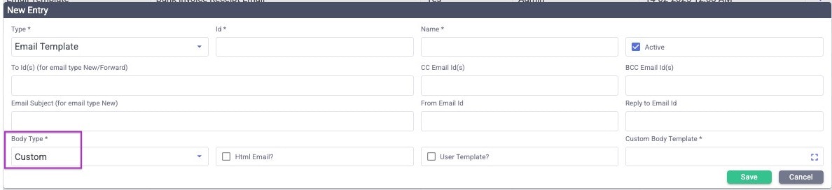 PM71 Create Record Email Template Custom Jp