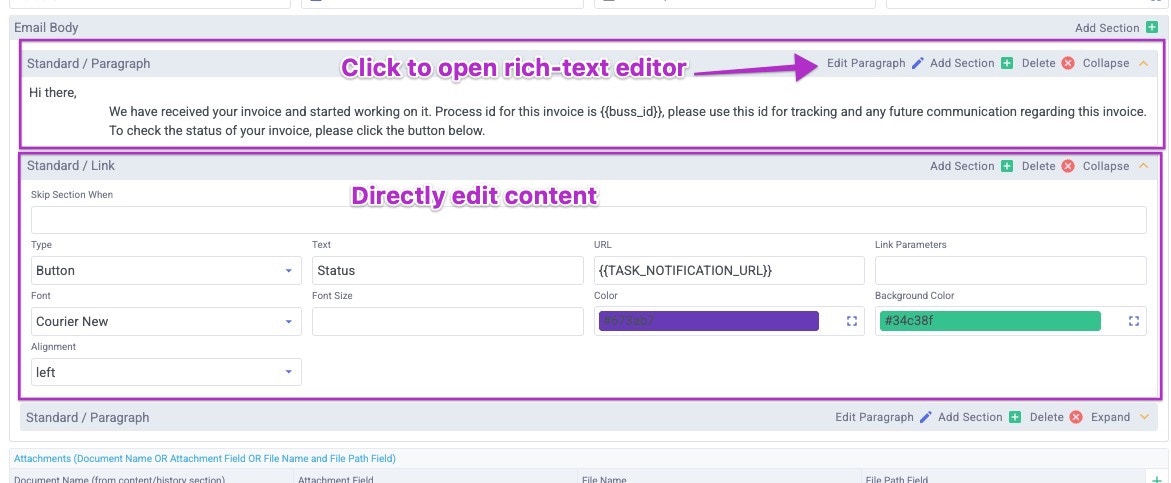 PM73 Create Record Email Section2 Jp