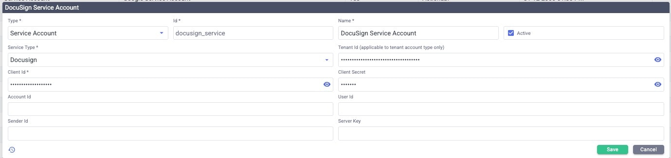 PM85 Create Service Account Docusign Jp