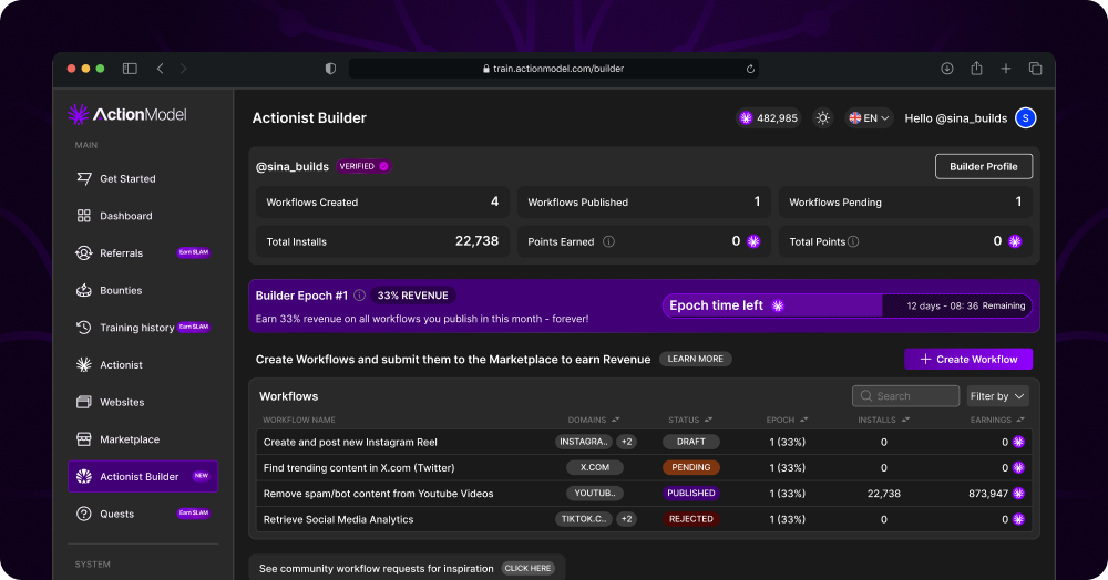 Marketplace Homepage