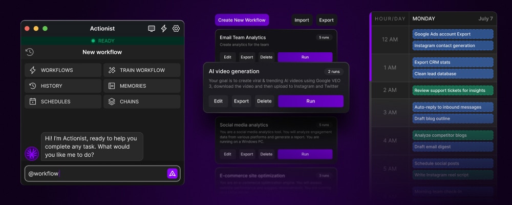 The Actionist App