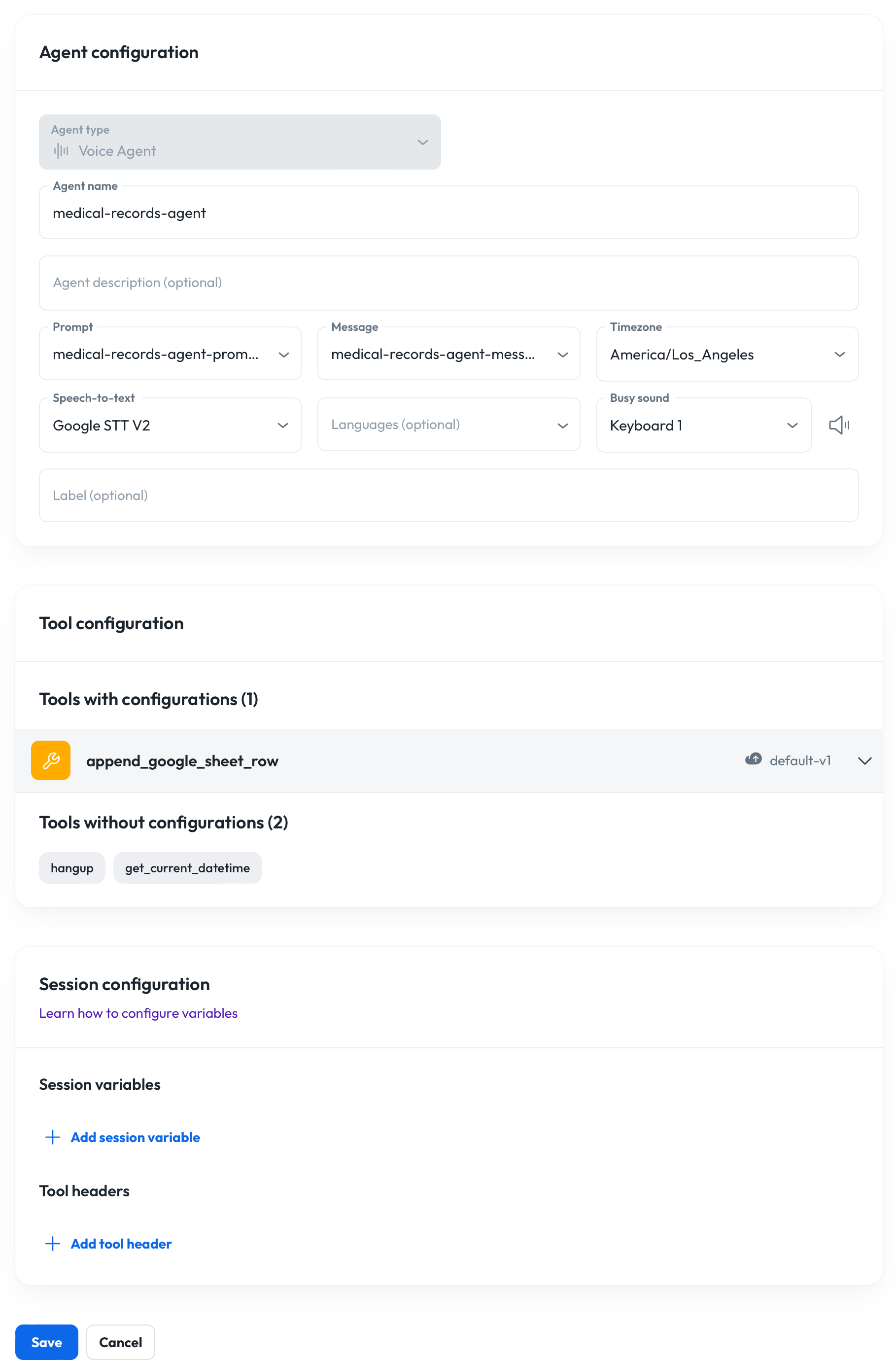Medical Records Create Agent Pn