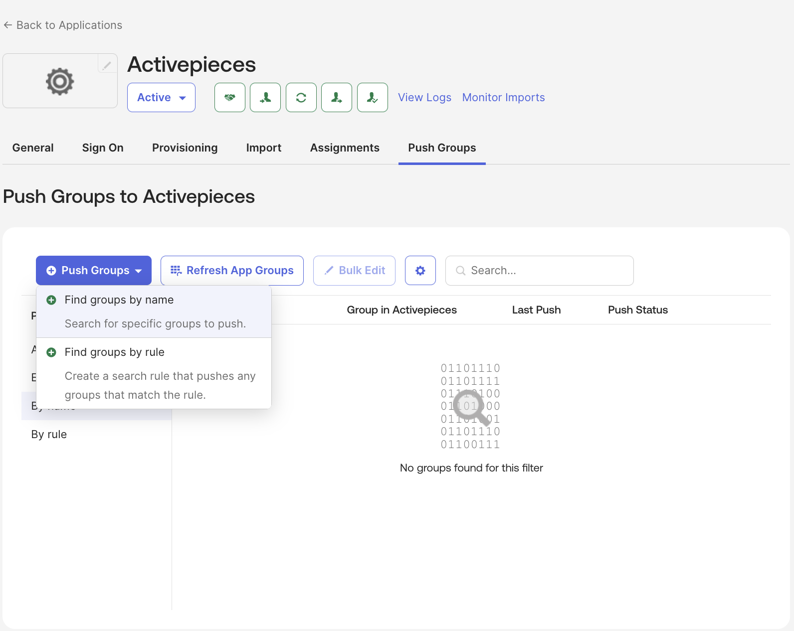 Okta role expression example