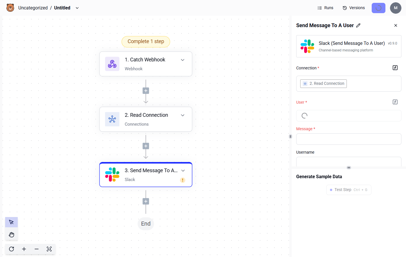 Connections in Builder