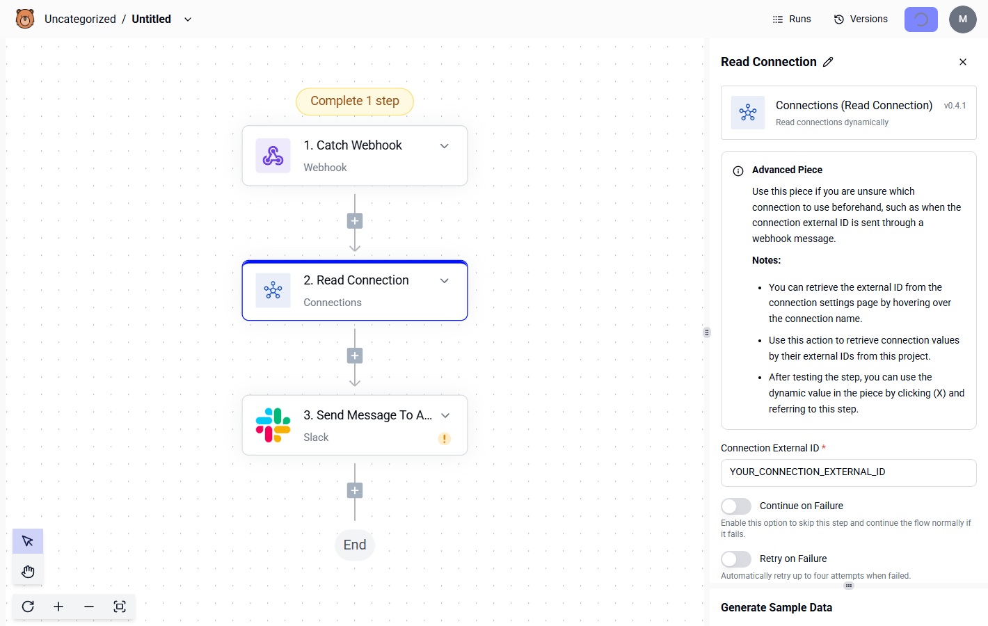 Connections in Builder