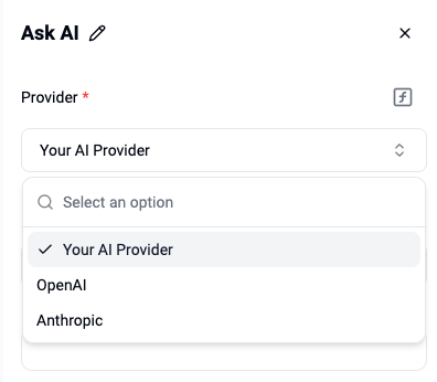 Configure AI Provider