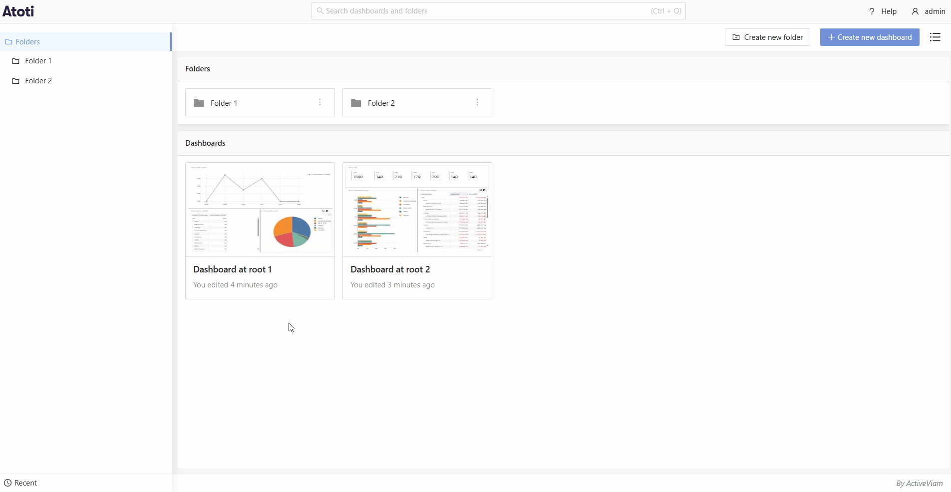 Export
dashboard