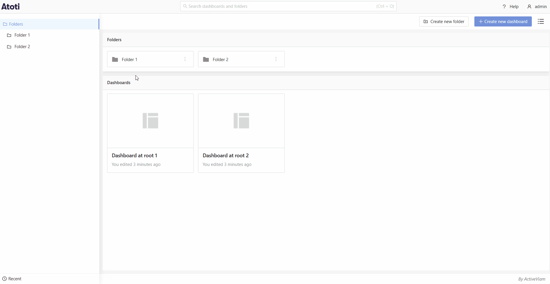 import to a
folder