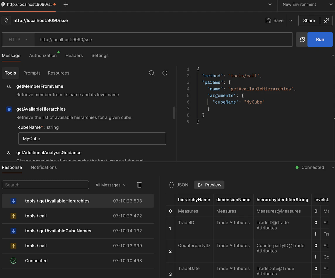 Postman tool discovery