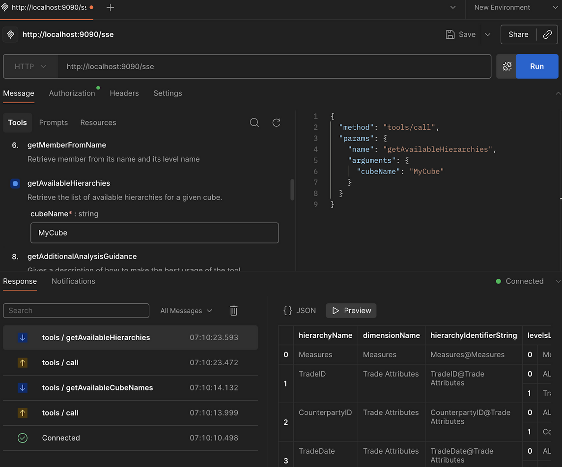 Postman tool discovery