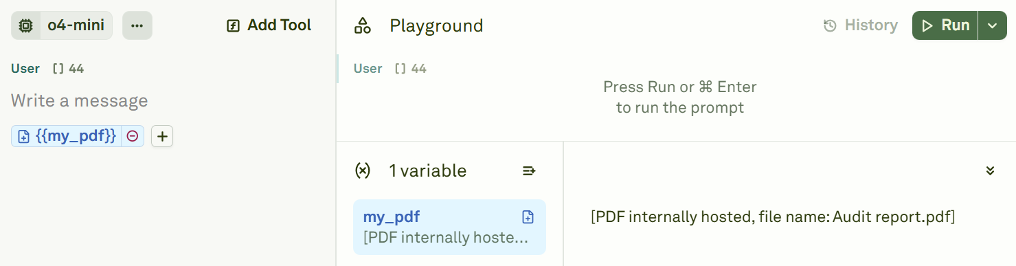 Setting the PDF variable value Setting the PDF variable value
