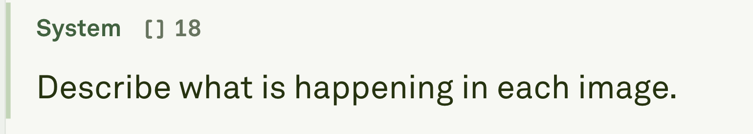 System message in a multi-shot prompt System message in a multi-shot prompt