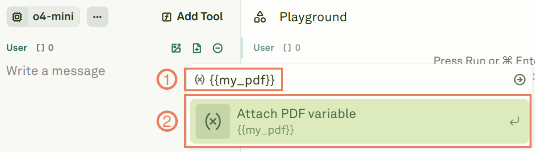 Naming a PDF variable Naming a PDF variable