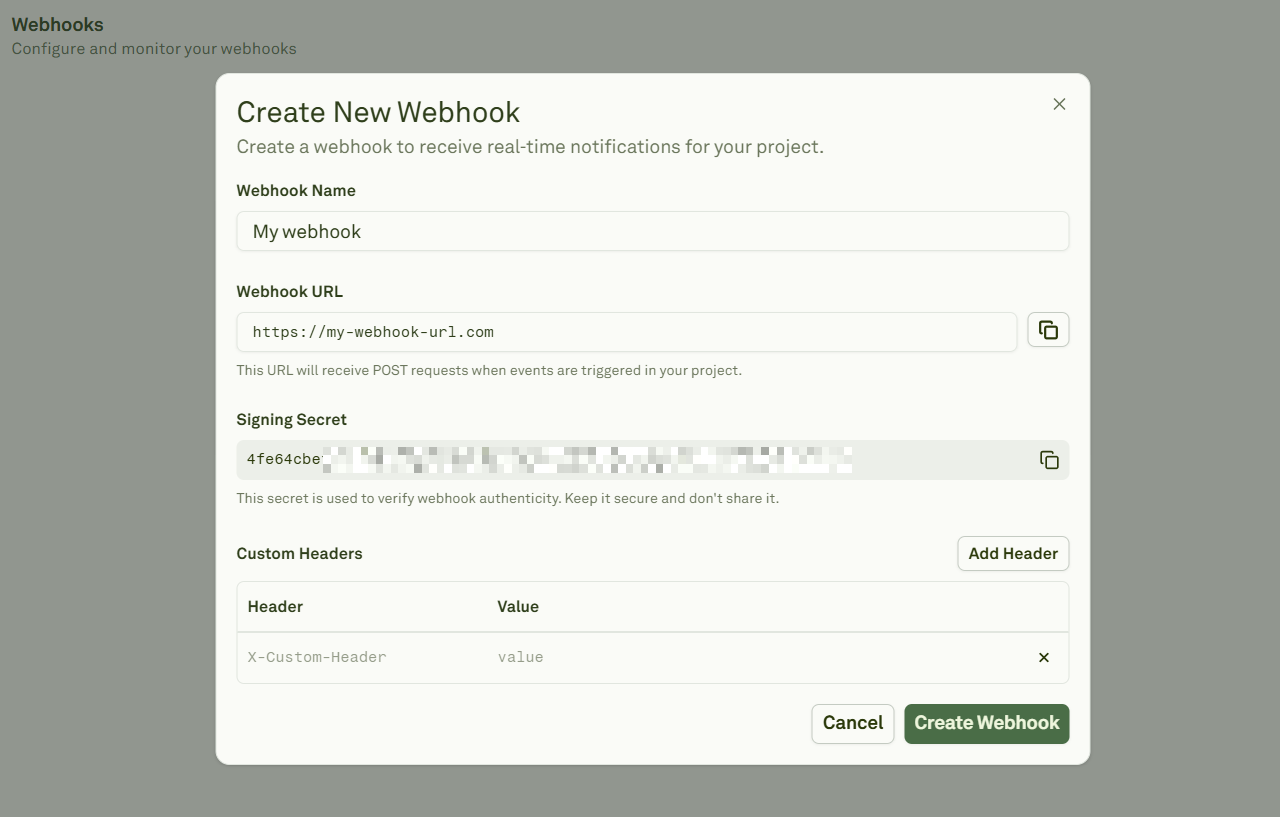 Webhooks for deployments in Adaline Webhooks for deployments in Adaline