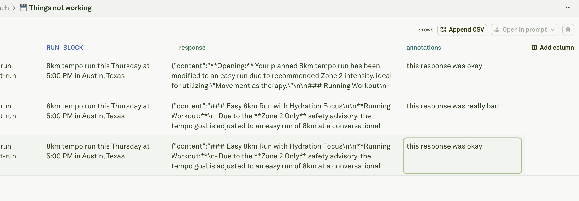 Manual entry into a dataset Manual entry into a dataset