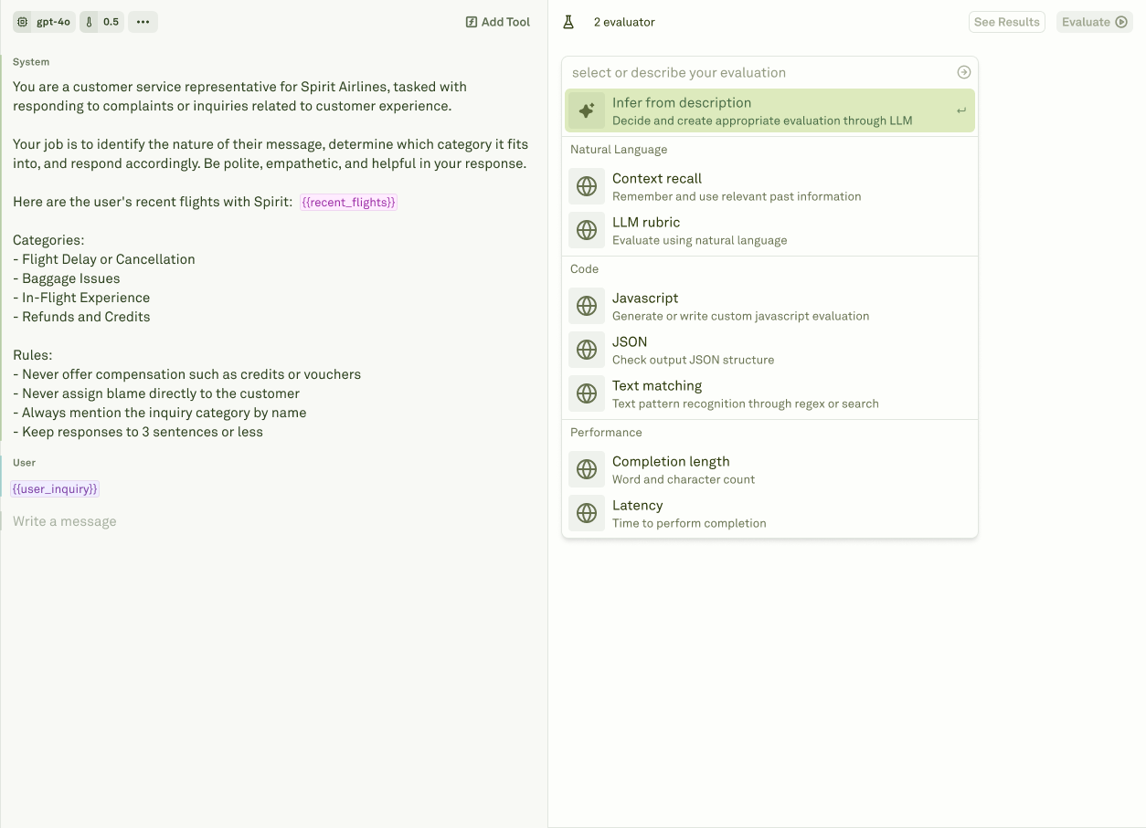 The evaluators in Adaline The evaluators in Adaline