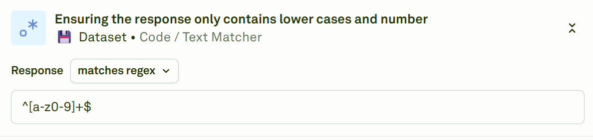 Using regex in the Text Matcher Using regex in the Text Matcher
