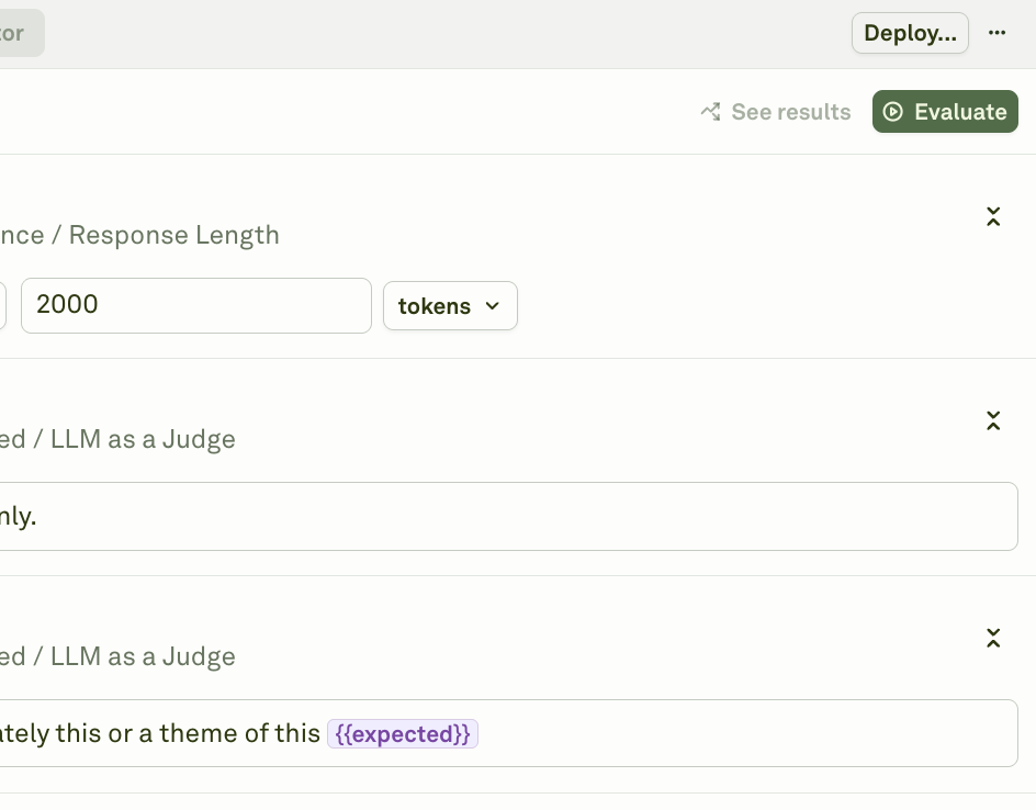 Run evaluation Run evaluation