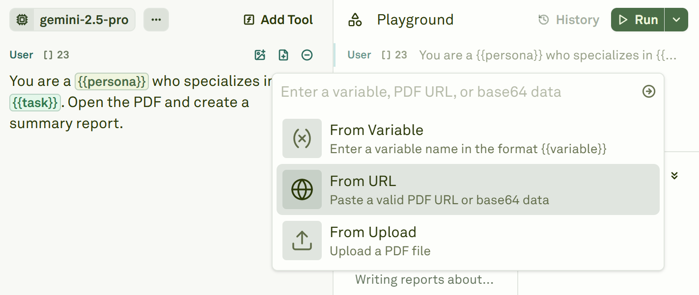 Attaching PDFs in Adaline's messages Attaching PDFs in Adaline's messages