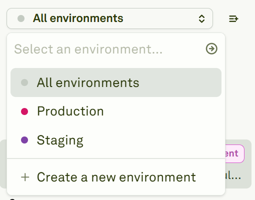 Visualize deployment environments Visualize deployment environments
