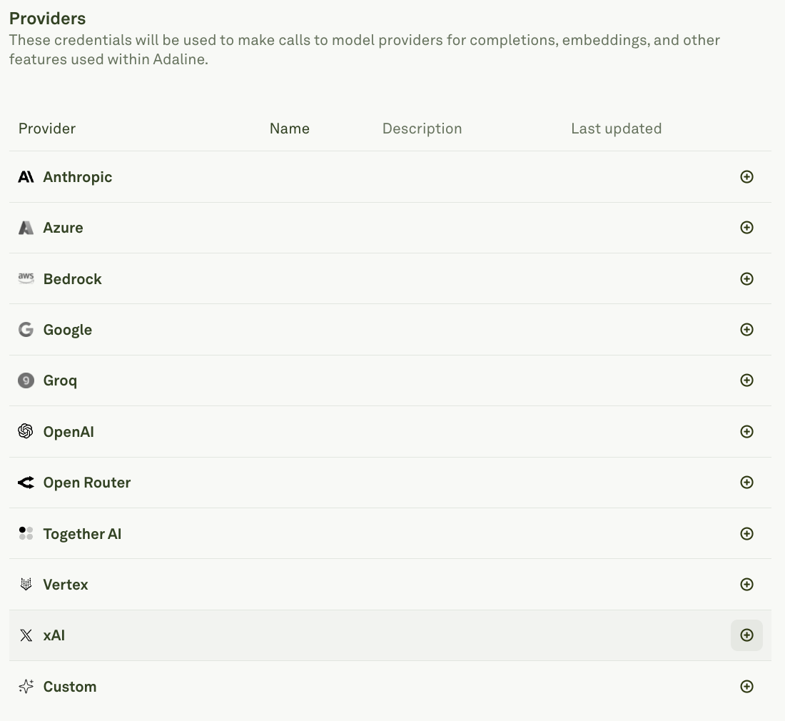 Configure xAI Provider Name Configure xAI provider name