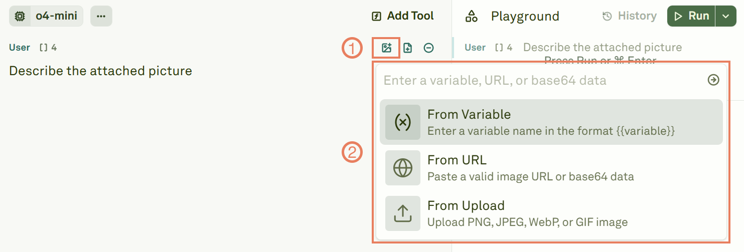 Attaching images in Adaline's messages Attaching images in Adaline's messages