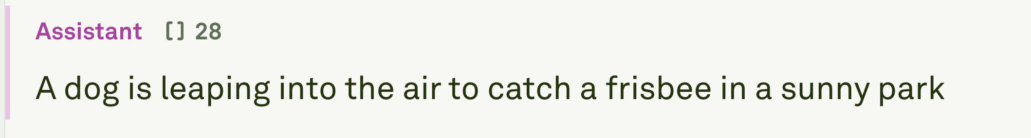 Assistant expected answer Assistant expected answer