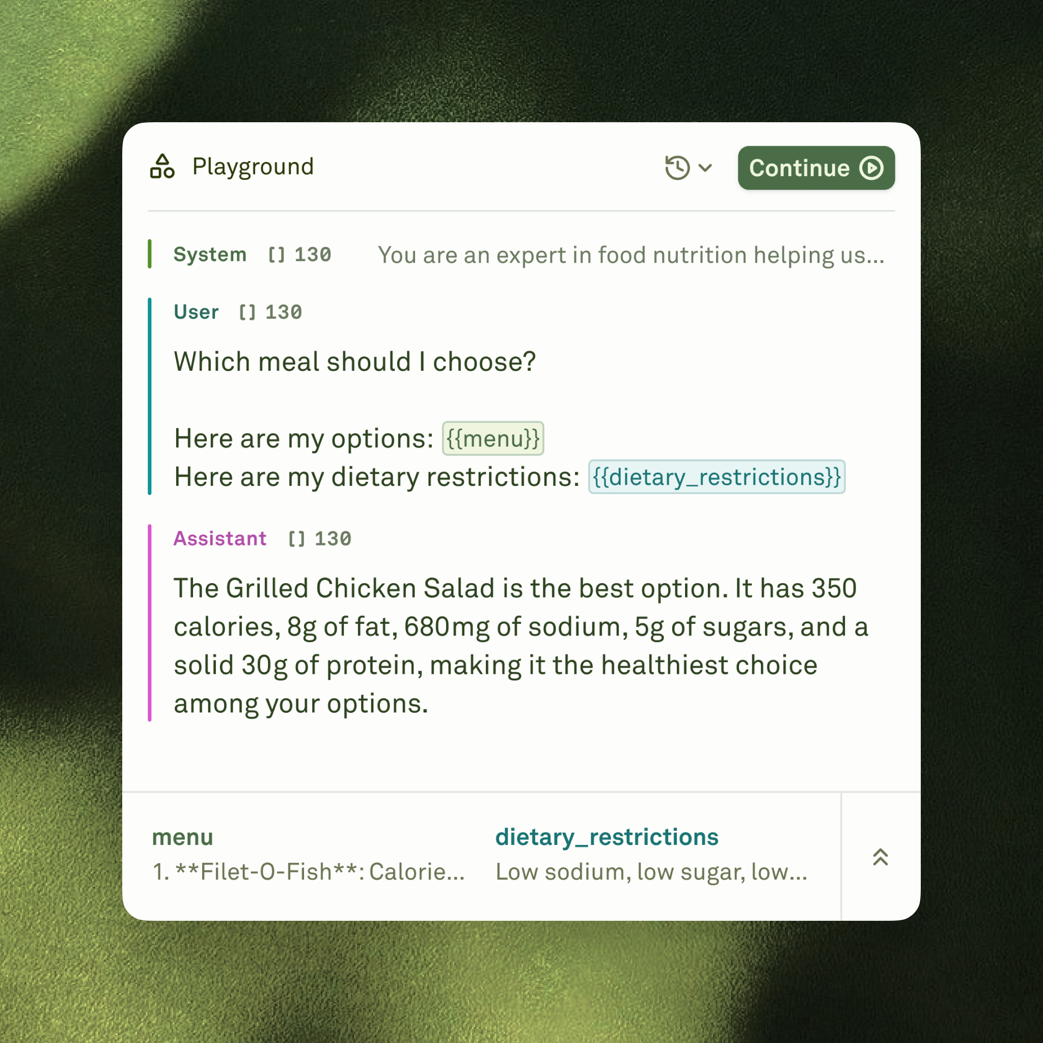 Product Playground in Adaline Product Playground in Adaline