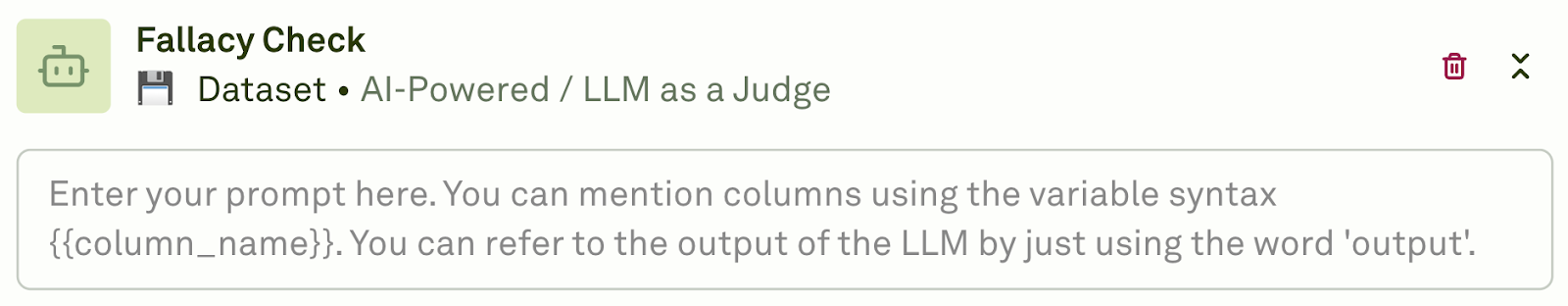 Linking datasets to LLM-as-a-Judge Linking datasets to LLM-as-a-Judge