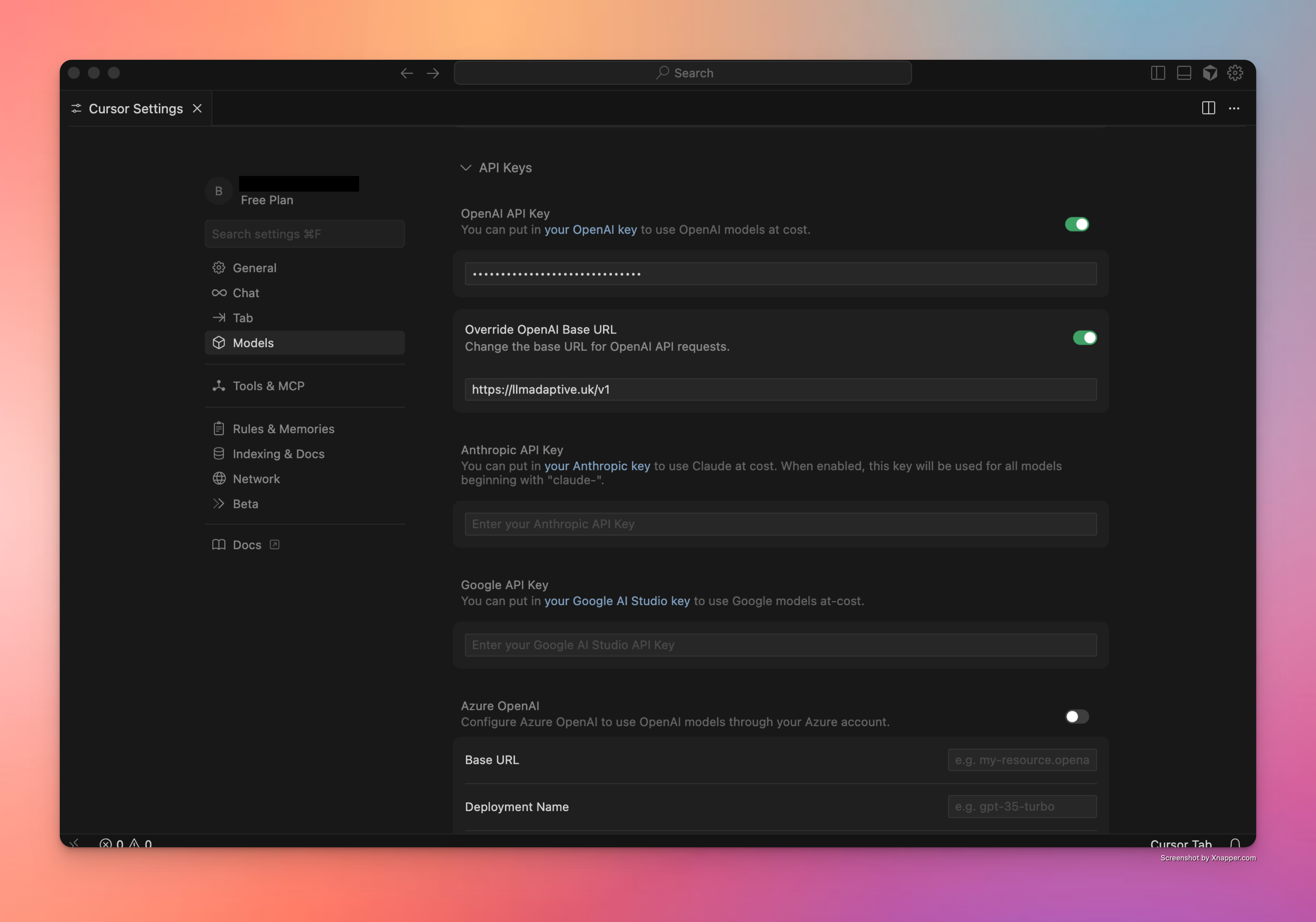 Configure Base URL and API Key