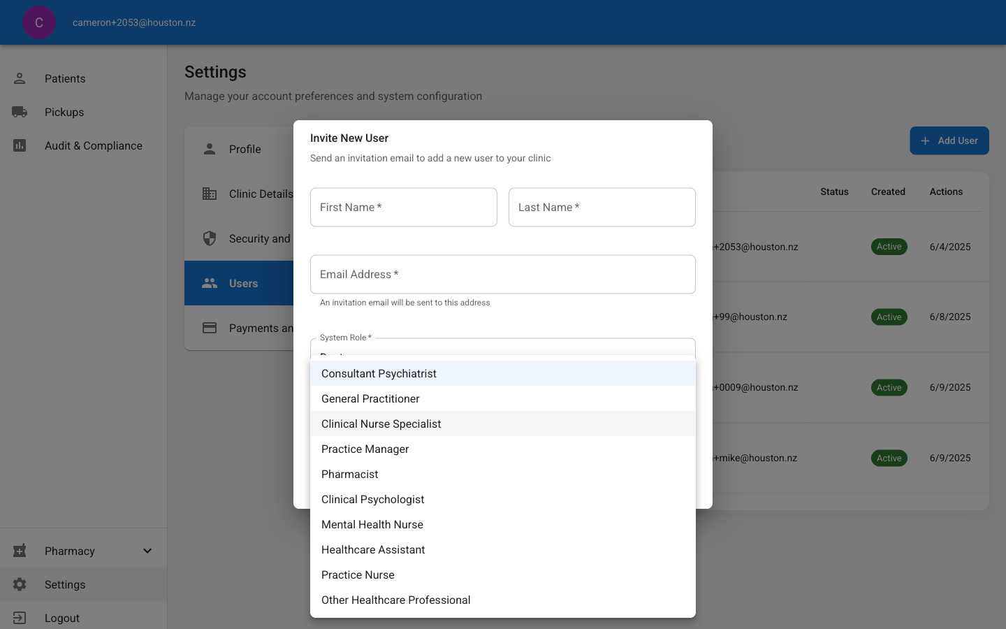 Healthcare Position Options