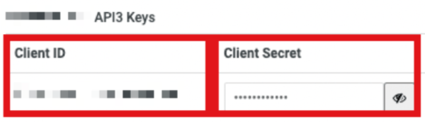 Client IDとClient Secret
