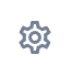 Gear icon in the upper-right corner of the extension screen
