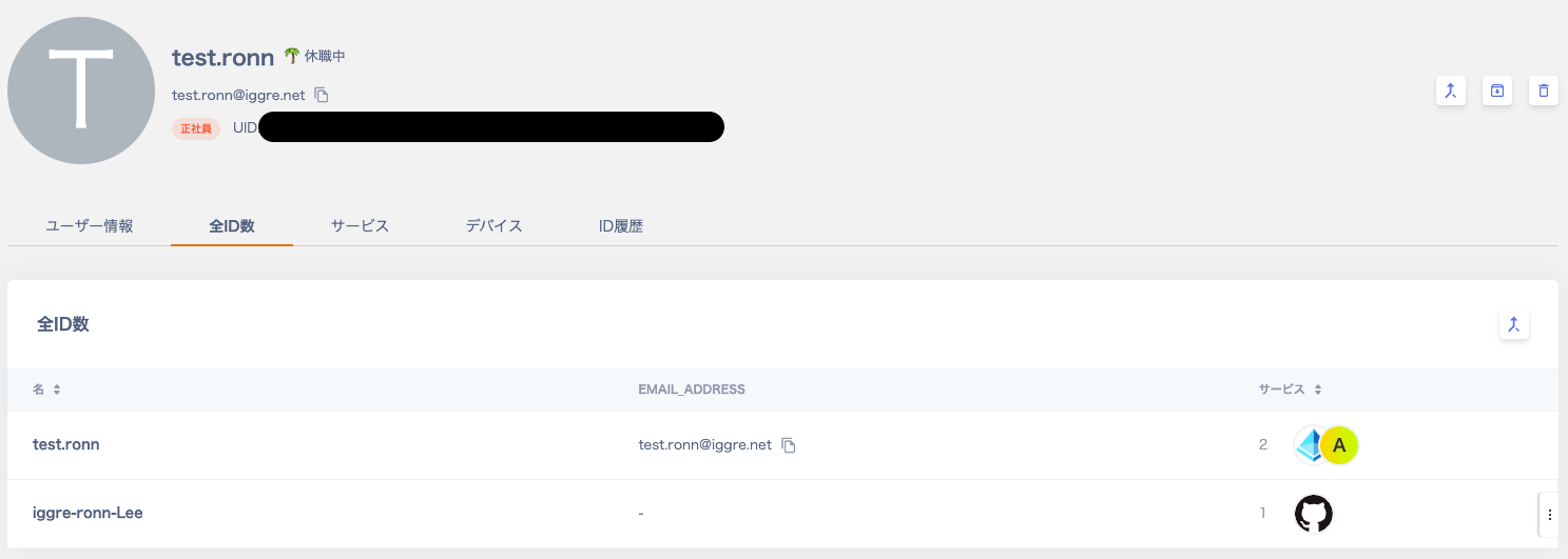 Confirming the merge result