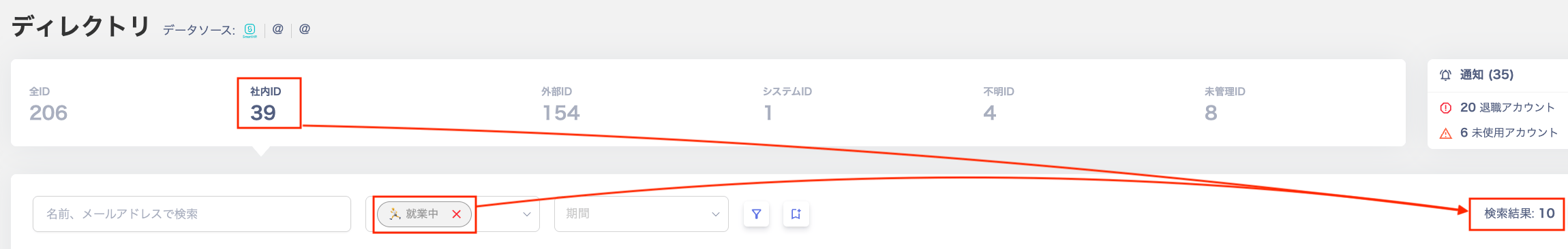 Billable ID confirmation screen