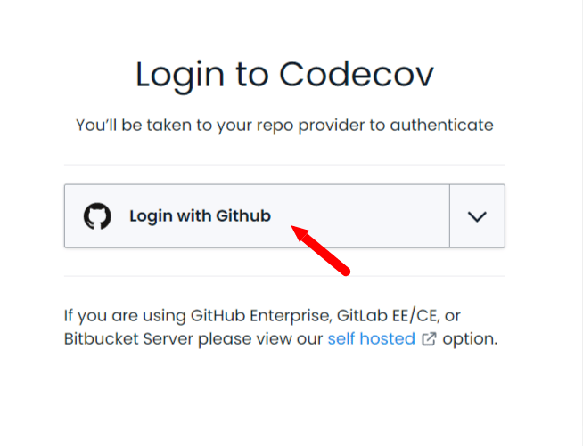 Login with Githubボタン