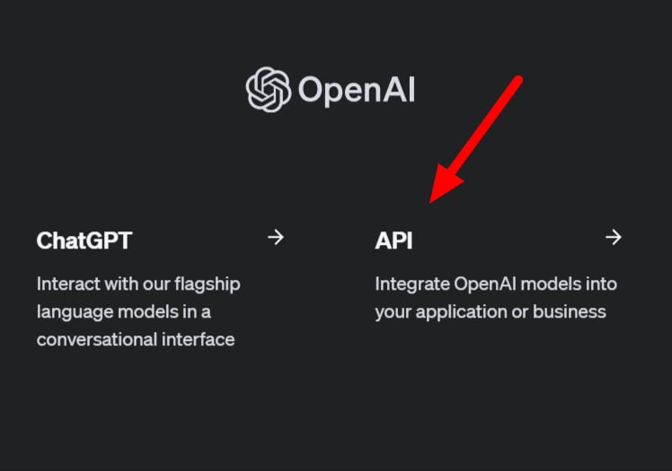 OpenAI ログイン画面