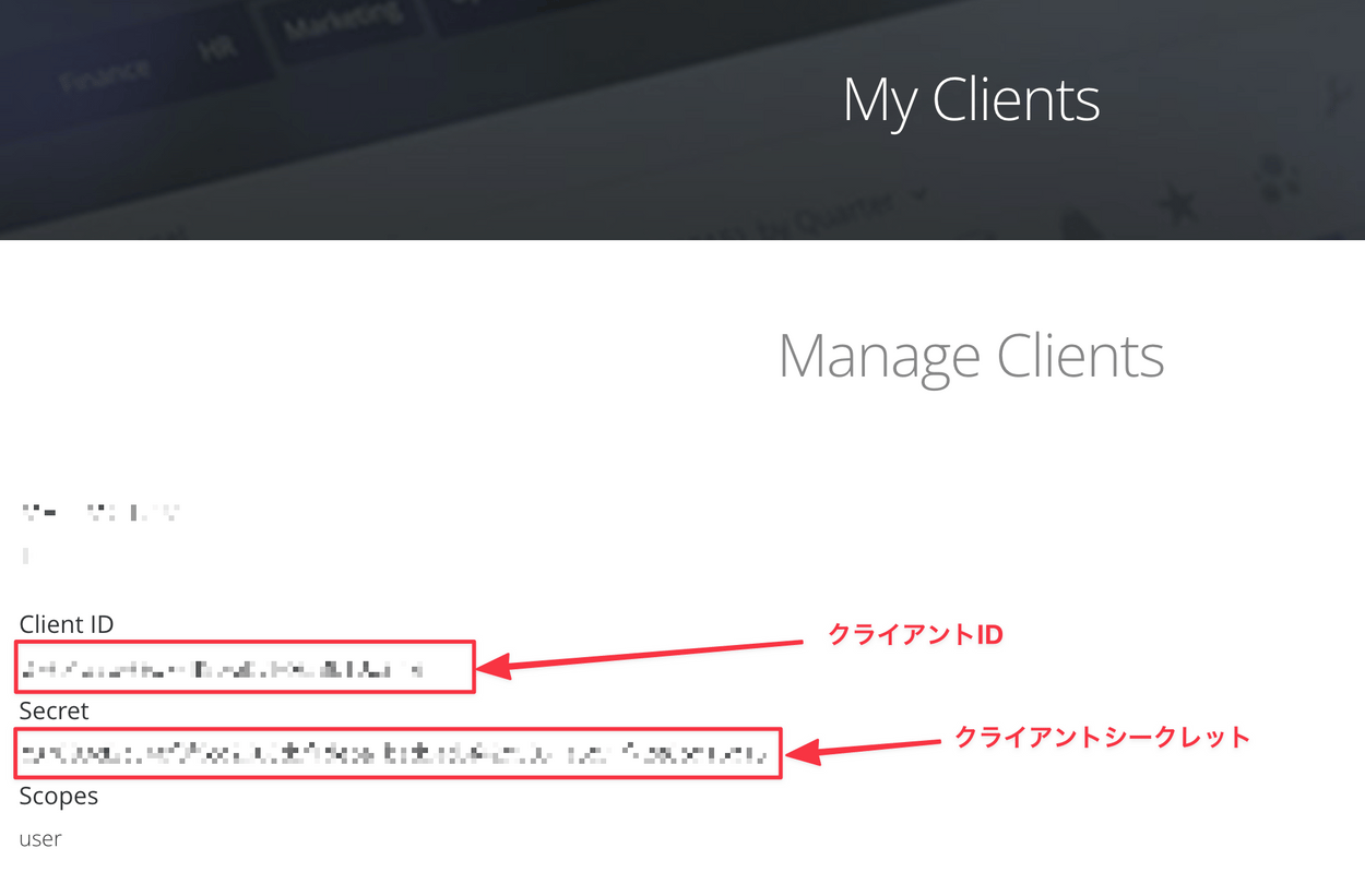 Client ID and Secret