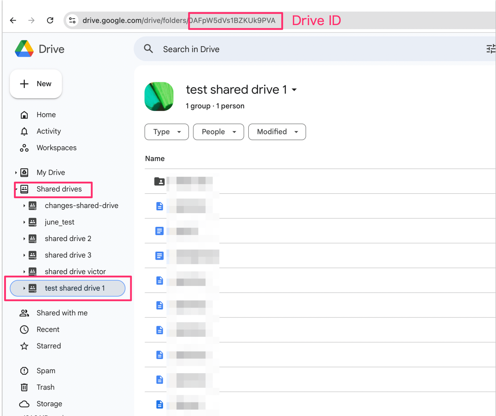 Checking Drive ID from Google Drive URL