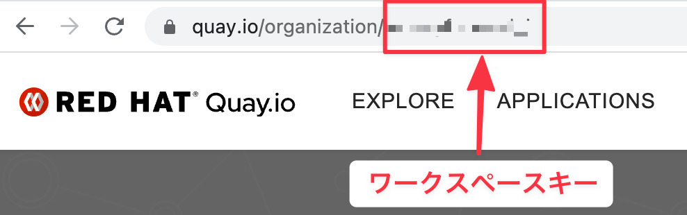 Workspace key in URL