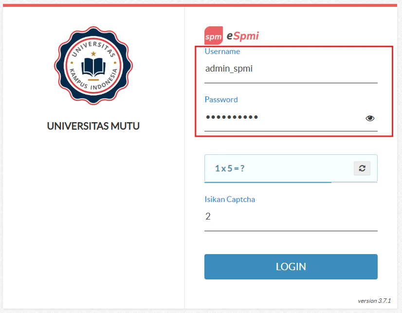 Spmi Login Akun