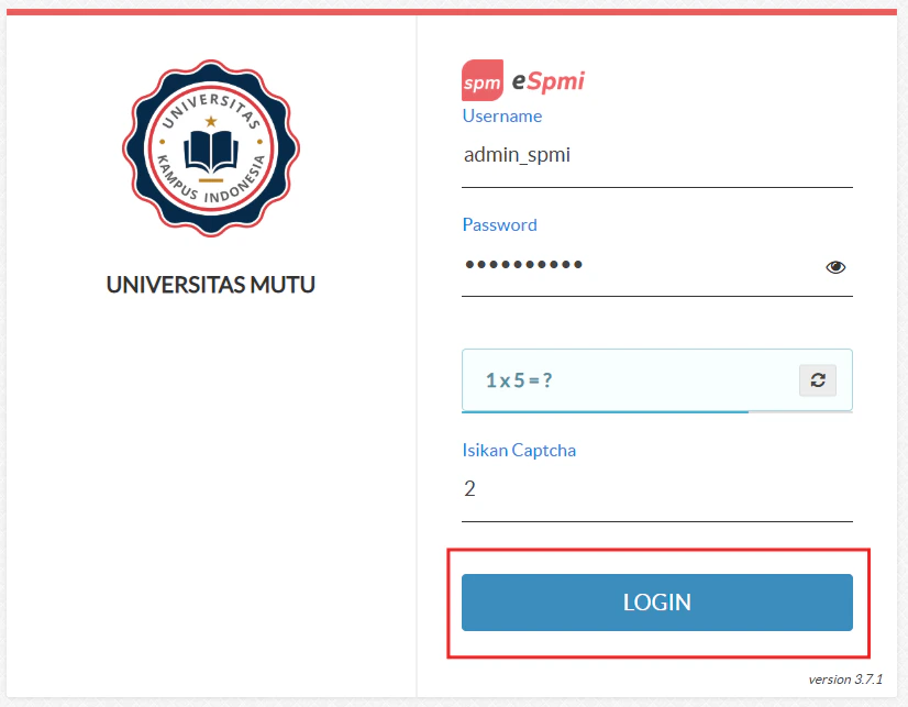 Spmi Login Klik Login