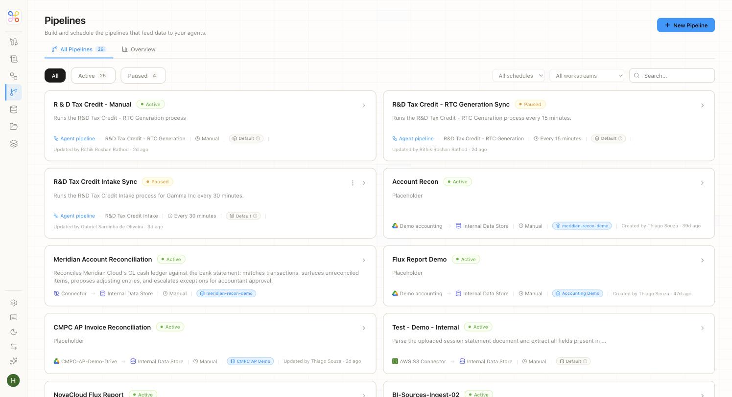 Acct Pipelines Library