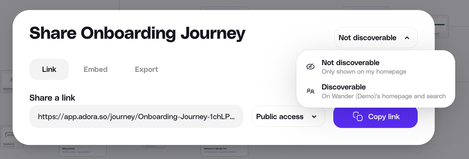 Sharing a journey